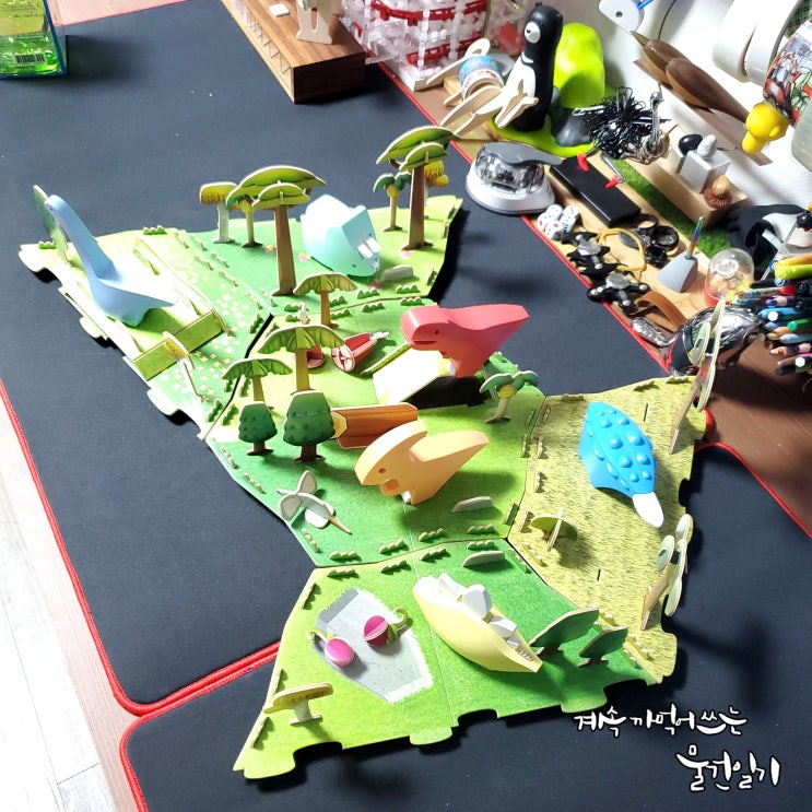  하프토이 공룡시리즈 6종 디오라마 모음 / 하프토이 2,3판 차이
