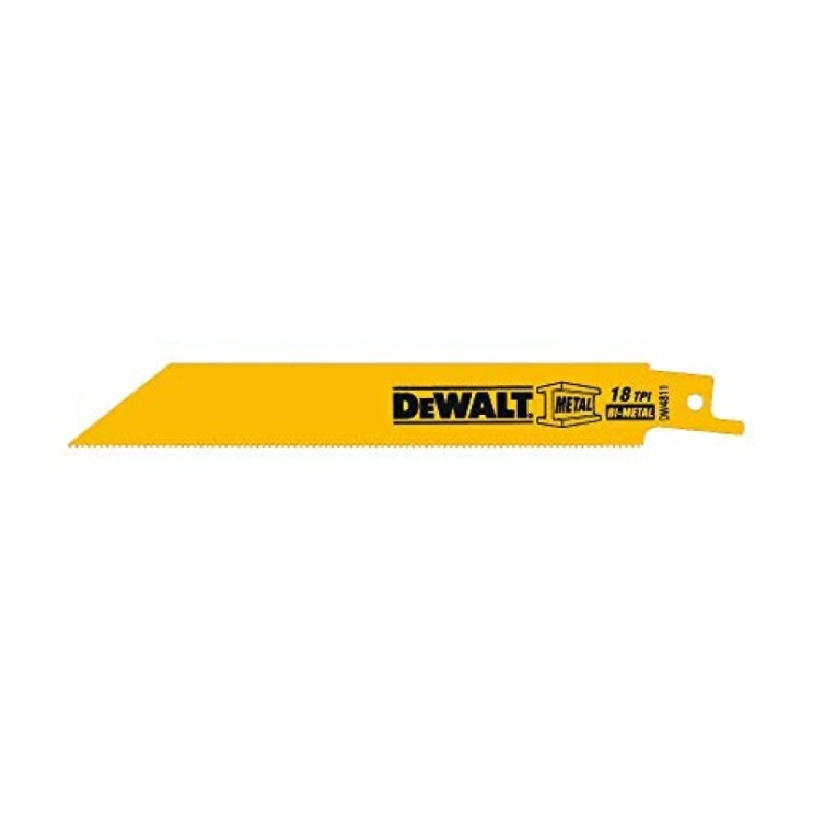 많이 팔린 DEWALT DW4811 6 인치 18 TPI 스트레이트 백 바이메탈 왕복 블레이드 In Gravity Feed Merchandiser ···