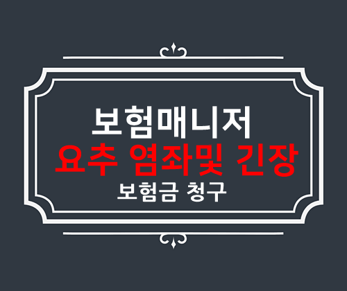  성인보험 요추 염좌 및 긴장 보험금 청구사례