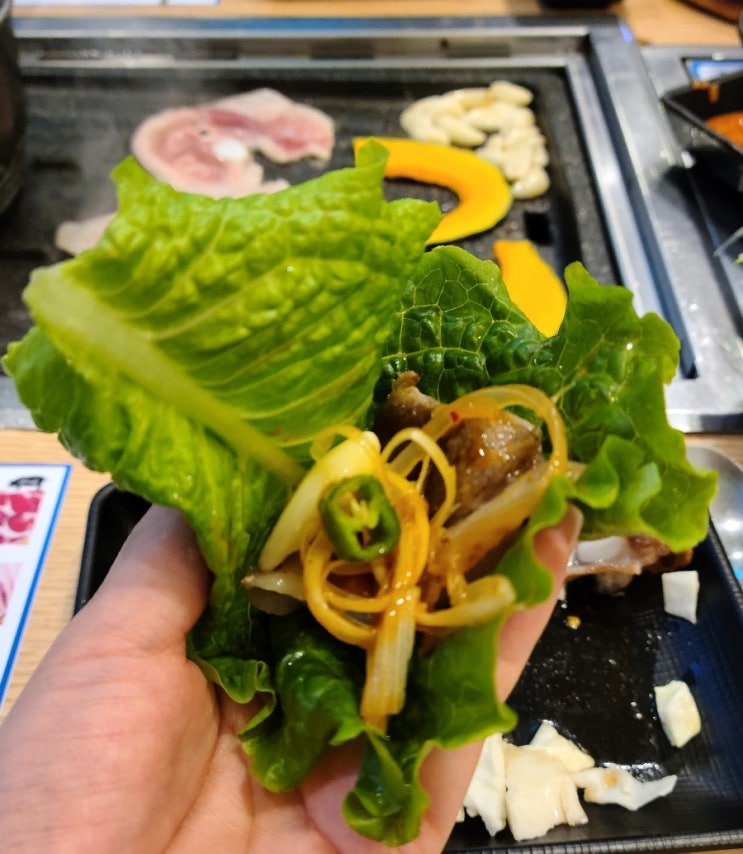  대패꽃필무렵(서울 송파 삼전동)석촌호수 대패삼겹살 맛집 샤브샤브도 같이?! 솔직후기
