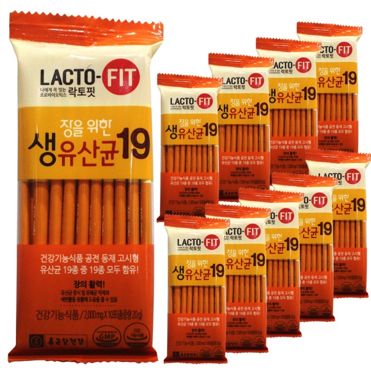 잘팔리는 종근당건강 락토핏 장을위한 생유산균 19, 2000mg, 100포 추천합니다