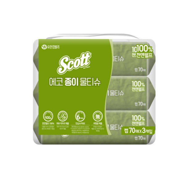 가성비 좋은 스카트 에코 종이 물티슈 캡 70매 24개 1BOX, 단품 추천해요 가성비 좋은 스카트 에코 종이 물티슈 캡 70매 24개 1BOX, 단품 추천해요