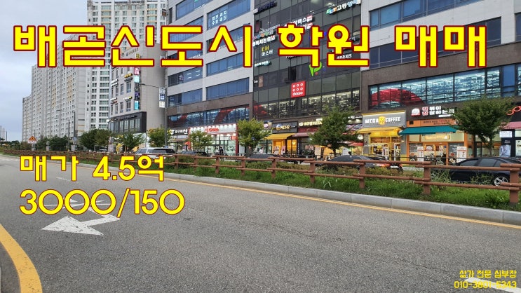 배곧신도시 학원가 학원 입점중인 5층 투자 상가 매매 배곧신도시 학원가 학원 입점중인 5층 투자 상가 매매