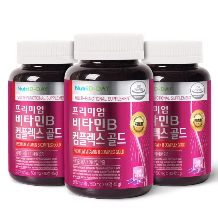 최근 인기있는 뉴트리디데이 프리미엄 비타민B 컴플렉스 골드, 90정, 3개 좋아요 최근 인기있는 뉴트리디데이 프리미엄 비타민B 컴플렉스 골드, 90정, 3개 좋아요