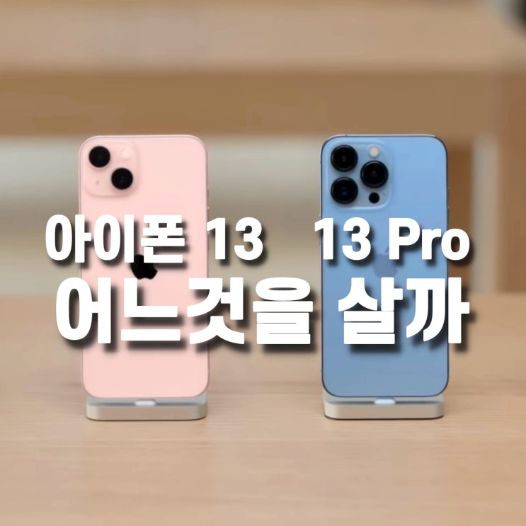  아이폰 13 Pro vs. 일반 13 비교 총정리 - 사진 기능 개선