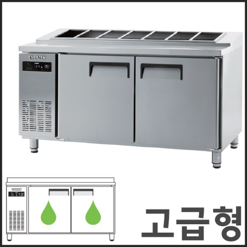 가성비 좋은 에버젠 1500 간냉식 김밥 테이블 냉장고 UDS-15GIE(1800x700x850)-받드별도 추천해요