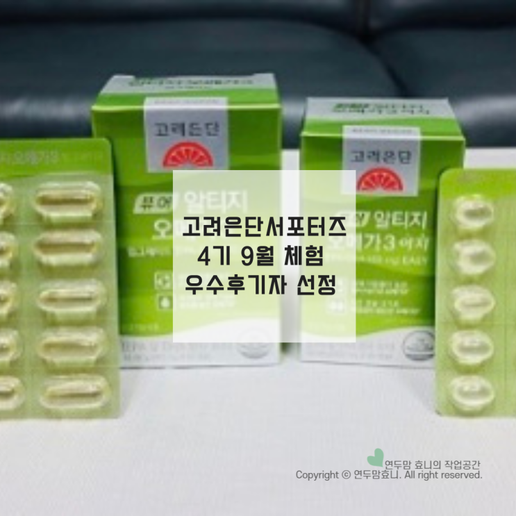 고려은단서포터즈 4기 2월에이어 9월에도 우수후기자 선정 고려은단서포터즈 4기 2월에이어 9월에도 우수후기자 선정