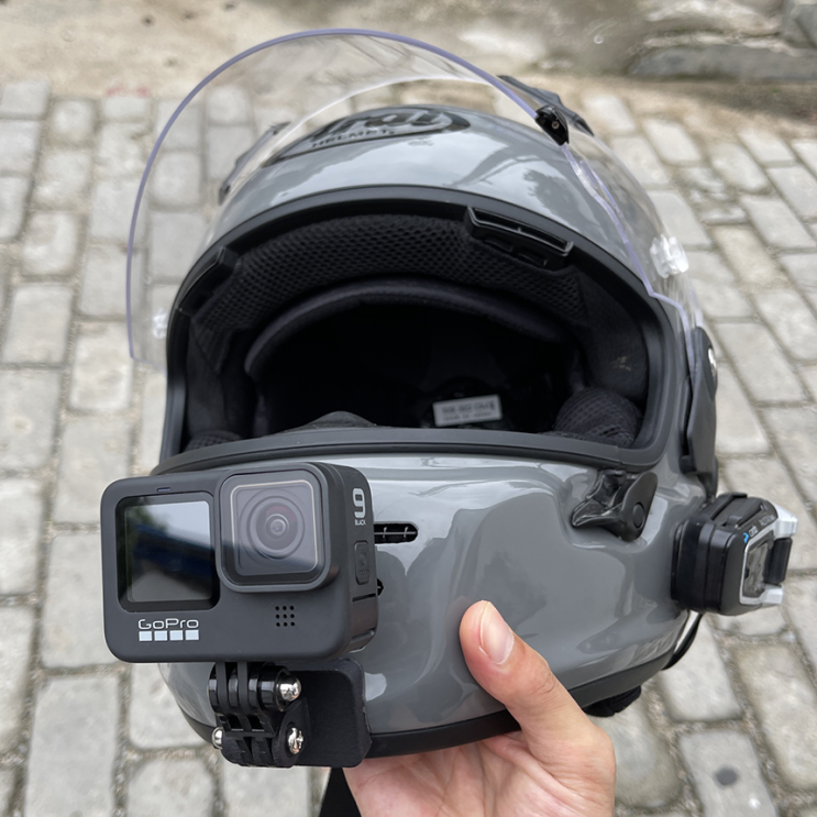 아라이 헬멧 rx7x 고프로 마운트 턱마운트 NEO 액션캠 장착 Arai