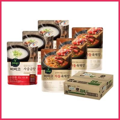  비비고 차돌육개장 500g 3개 + 사골곰탕 500g 3개 믿고 사는 쇼핑 정보 