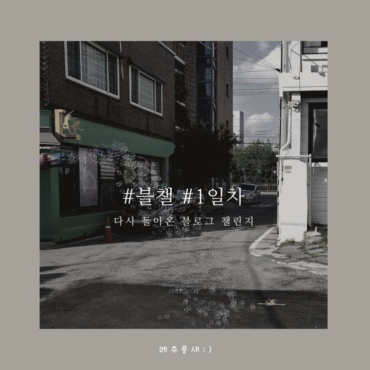  오늘일기 1일차