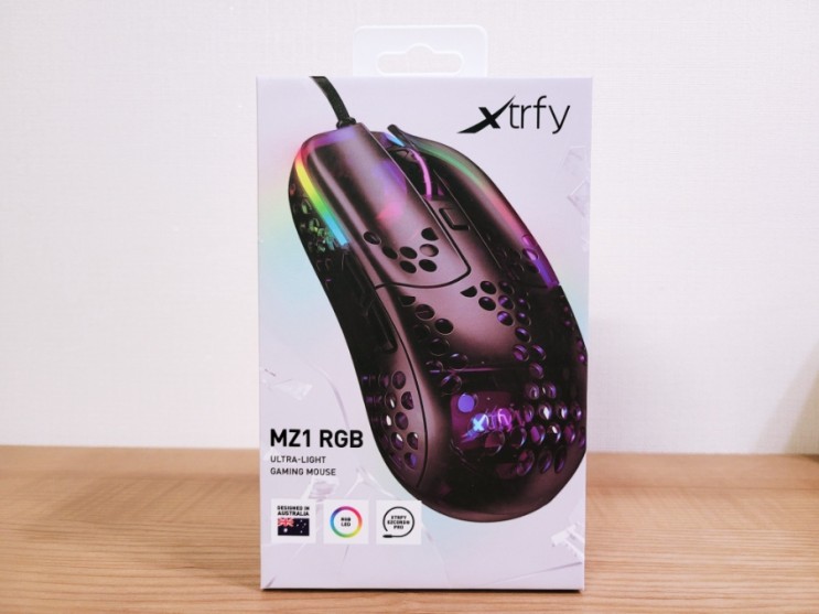 엑스트리파이 초경량 게이밍마우스로 디아블로2 레저렉션 즐기기 "Xtrfy MZ1 RGB 마우스 Black Transparent"