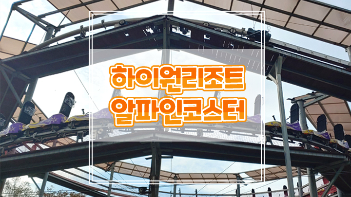  하이원리조트 알파인코스터 스릴만점 강추해요