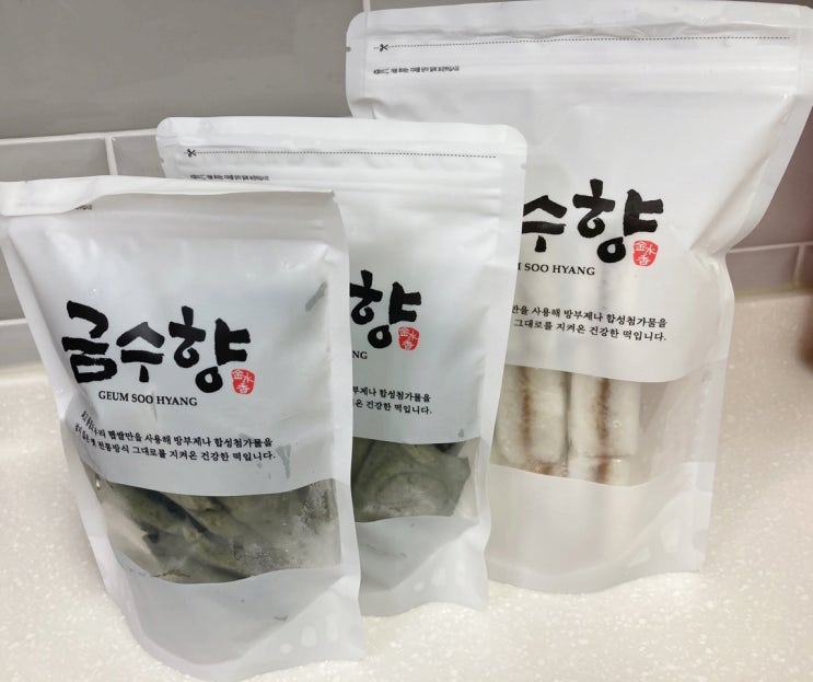 쑥절편, 우유꿀백설기 떡 맛집 '금수향'