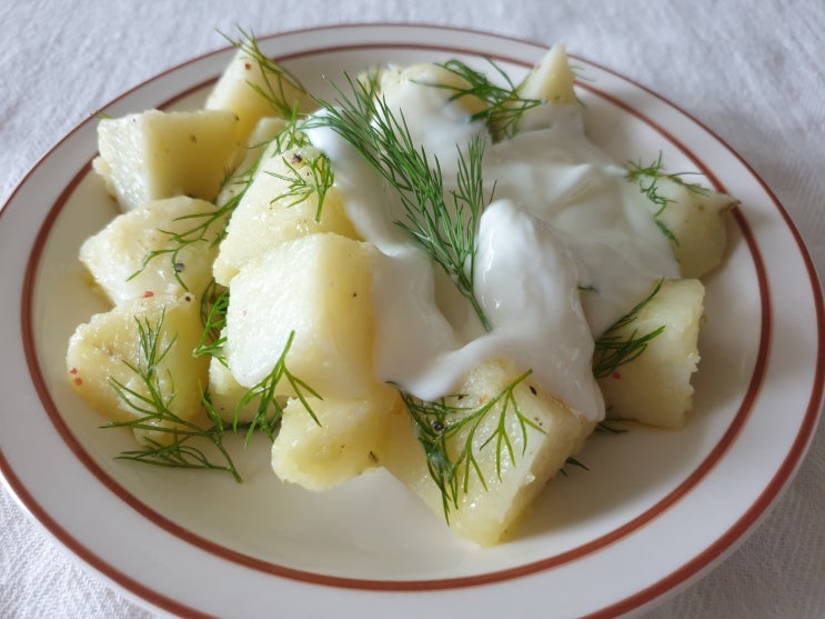  찐감자 요리, 요거트 딜(Dill) 감자 샐러드
