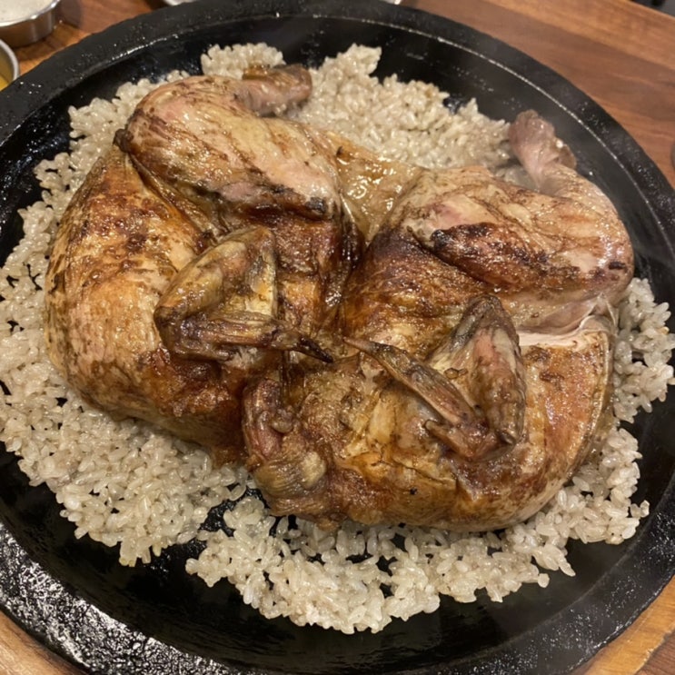  광안리 장작향 가득 낭만장작 누룽지통닭구이
