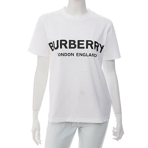 구매평 좋은 버버리 로고 프린트 여성 반팔 티셔츠 8008894 ···