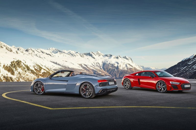 2022 아우디 R8 V10 퍼포먼스 RWD 쿠페, 스파이더 공개
