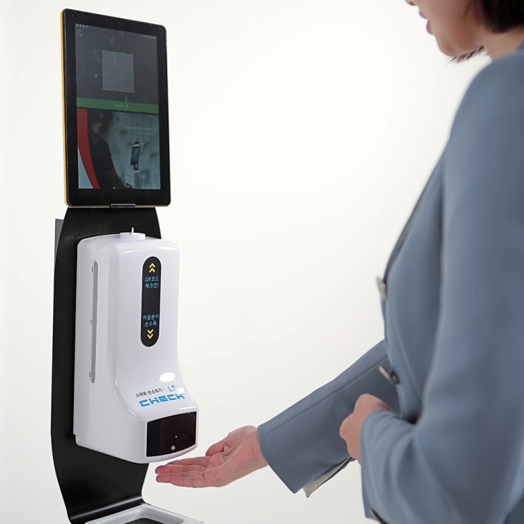구매평 좋은 QR 자동 스마트 손소독기 체크라이트 비접촉 발열체크 디스펜서, 3리터 손소독제1팩 추천합니다 구매평 좋은 QR 자동 스마트 손소독기 체크라이트 비접촉 발열체크 디스펜서, 3리터 손소독제1팩 추천합니다