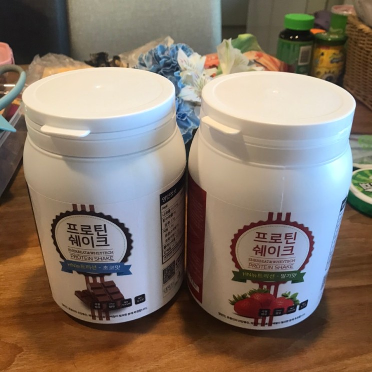 HN 뉴트리션 단백질 프로틴쉐이크 초코맛 딸기맛 1+1 / 슬쌍디아빠