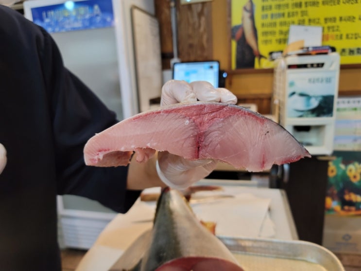 인천대방어맛집/ 대방어 해체쇼에 눈도 즐거운 촌놈횟집