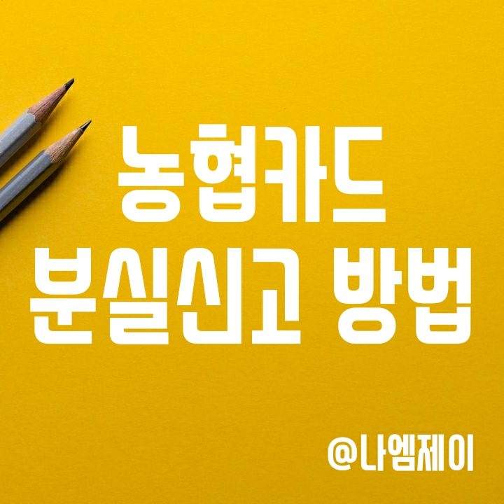 농협카드 분실신고 및 해제방법, 재발급 방법 농협카드 분실신고 및 해제방법, 재발급 방법