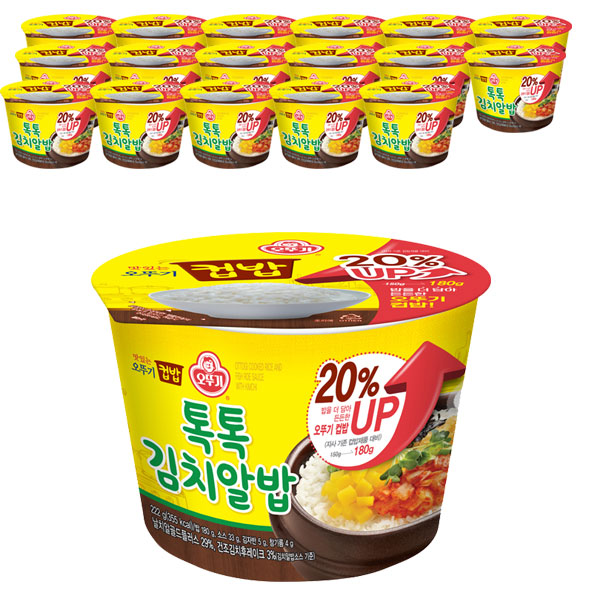 가성비 뛰어난 오뚜기 컵밥 톡톡 김치알밥 222g(증량), 222g, 18개 ··· 가성비 뛰어난 오뚜기 컵밥 톡톡 김치알밥 222g(증량), 222g, 18개 ···