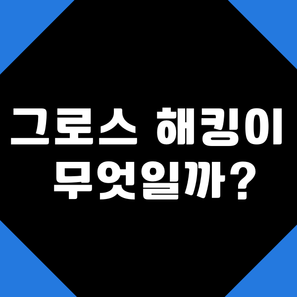  그로스 해킹에 대해 알아보자
