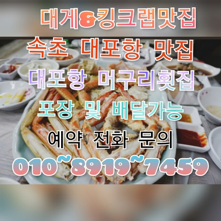  속초가볼만한곳_맛집
