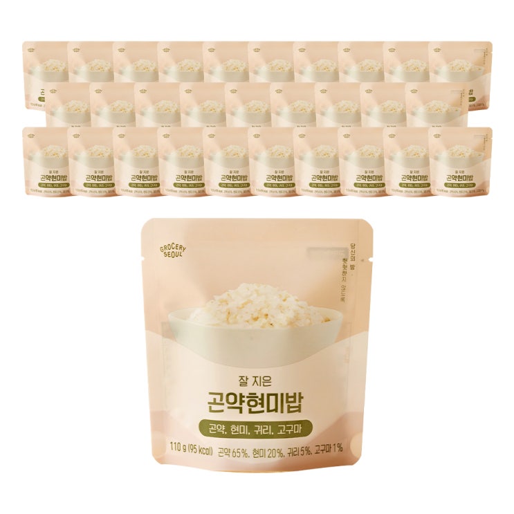 의외로 인기있는 그로서리서울 잘지은 곤약현미밥, 110g, 30개 추천합니다 의외로 인기있는 그로서리서울 잘지은 곤약현미밥, 110g, 30개 추천합니다