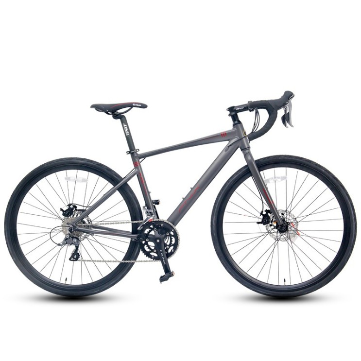 핵가성비 좋은 로드 자전거 바이크 피닉스 700c 알루미늄 합금 시마노 가변 속도 R02, 블랙 그레이 좋아요