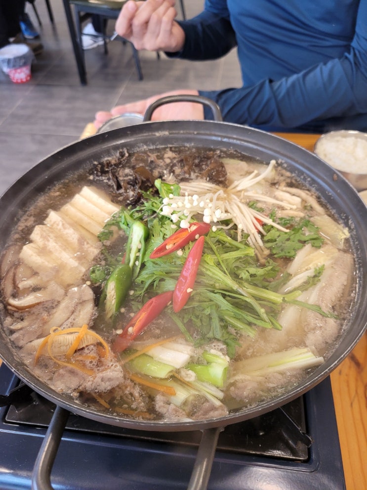 경북 영천 맛집 별빛순두부/ 소고기두부버섯전골