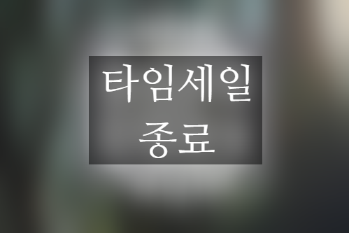  에루화몰 타임세일! 특별히 두개나! 10월 4~6일까지