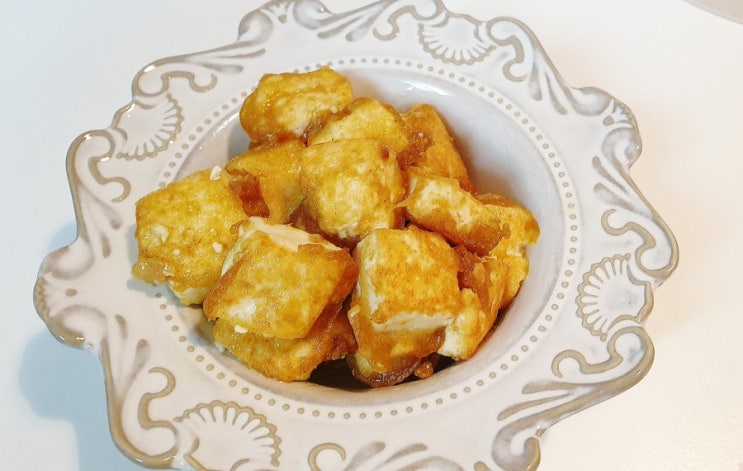  아기 아이 반찬 카레 두부부침 만들기 레시피