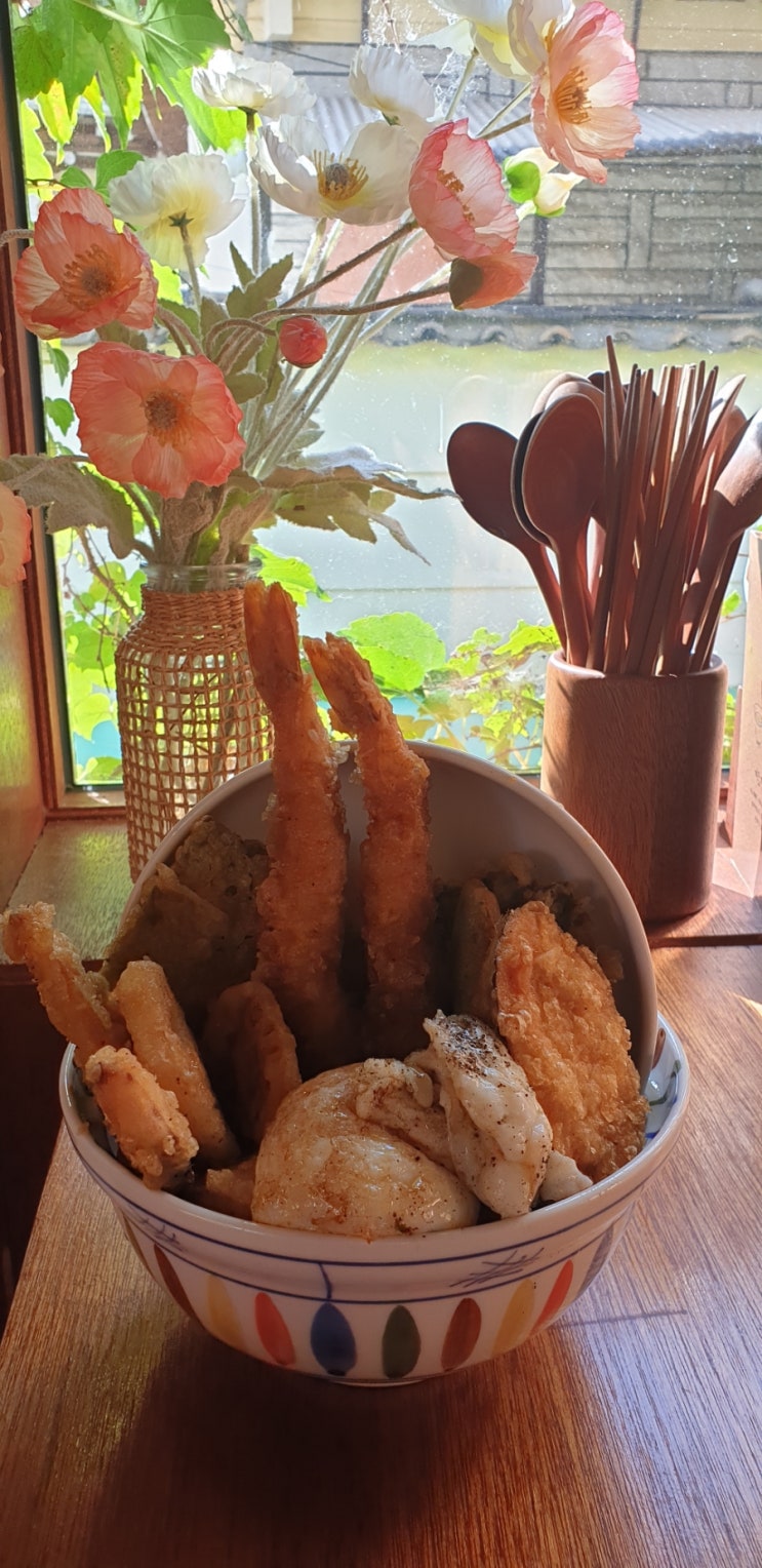  경주맛집 황리단길 여도가주 텐동