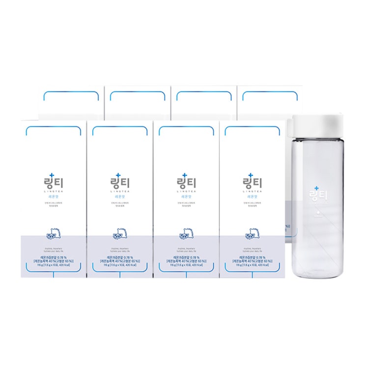 선택고민 해결 링티 아이스티 분말 레몬맛 10p + 원형보틀, 11.6g, 8개 ··· 선택고민 해결 링티 아이스티 분말 레몬맛 10p + 원형보틀, 11.6g, 8개 ···