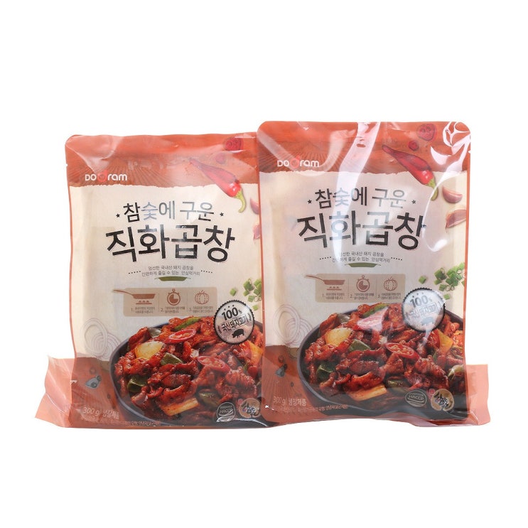 리뷰가 좋은 도드람 직화곱창 300g x 2입 좋아요