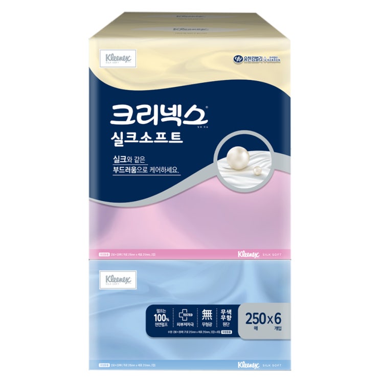 인지도 있는 크리넥스 실크소프트 미용티슈 천연펄프 2겹 250매, 6개입, 1개 추천합니다 인지도 있는 크리넥스 실크소프트 미용티슈 천연펄프 2겹 250매, 6개입, 1개 추천합니다