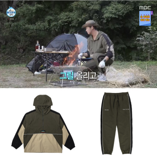  나혼자산다 이장우패션 : 볼컴 아노락 셋업 #남성트레이닝세트