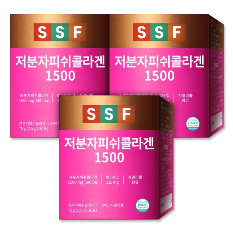 잘팔리는 순수식품 저분자피쉬콜라겐 1500, 2.5g, 90개 ···