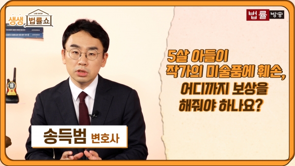 [법률방송 뉴스]"5살 아들이 설치 미술 작품 훼손... 어디까지 보상을 해줘야 하나요"