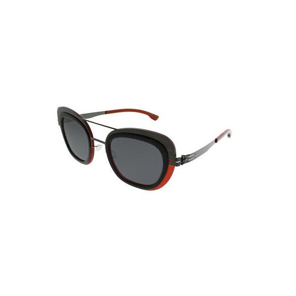 잘팔리는 431180 / ic! Berlin Chichi Gun-Metal Merlot Plastic Cat-eye Sunglasses Black Nylon Lens 좋아요 잘팔리는 431180 / ic! Berlin Chichi Gun-Metal Merlot Plastic Cat-eye Sunglasses Black Nylon Lens 좋아요