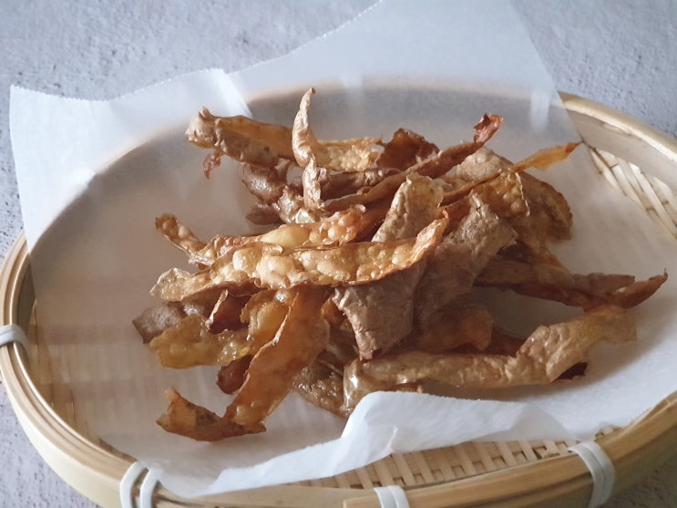  감자 껍질 활용하기, 바삭바삭한 감자 껍질 구이