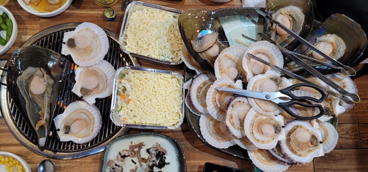  [부산 광안리] 광안리 바다를 한껏 느끼며 맛있게 먹은 불타는 조개구이 맛집 행복식당