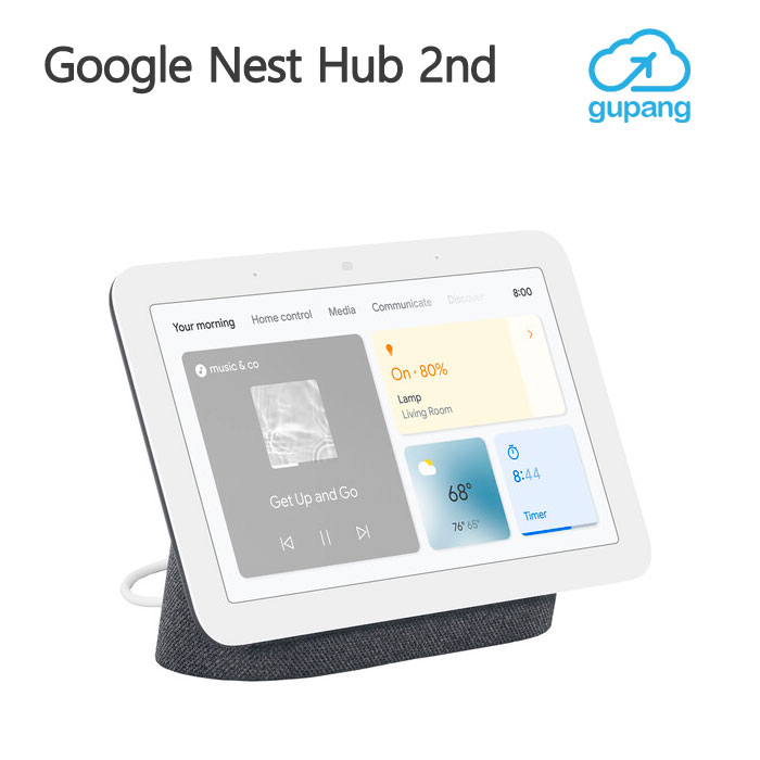 많이 팔린 구글 네스트 허브 2021년 2세대 Google Nest Hub 2nd - 추가금 X, Charcoal 추천합니다