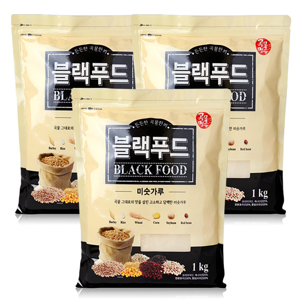 가성비갑 곡물명가 블랙푸드 미숫가루, 3개, 곡물명가블랙푸드 미숫가루1kg 추천해요