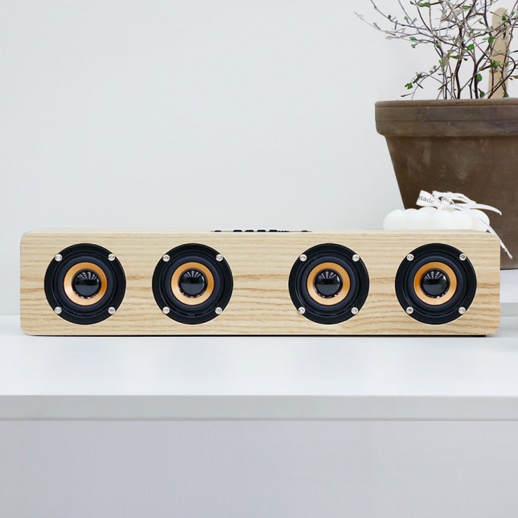 가성비갑 세비즈 FOUR40W 핸즈프리 AUX 블루투스5.0 FM라디오 책상용 스피커 블루투스, 오크 ··· 가성비갑 세비즈 FOUR40W 핸즈프리 AUX 블루투스5.0 FM라디오 책상용 스피커 블루투스, 오크 ···