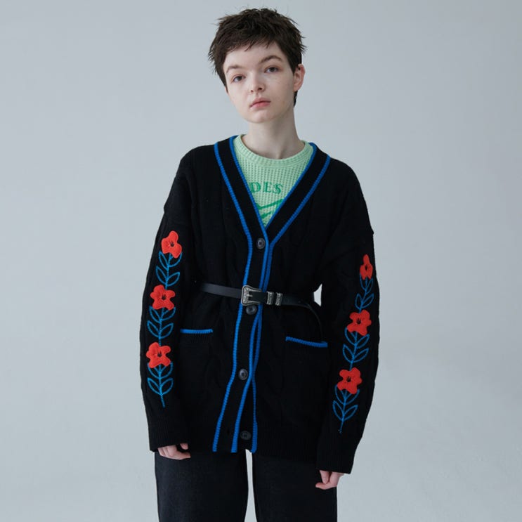  당신만 모르는 미미카위 POPPY MIXED WOOL 가디건 좋아요