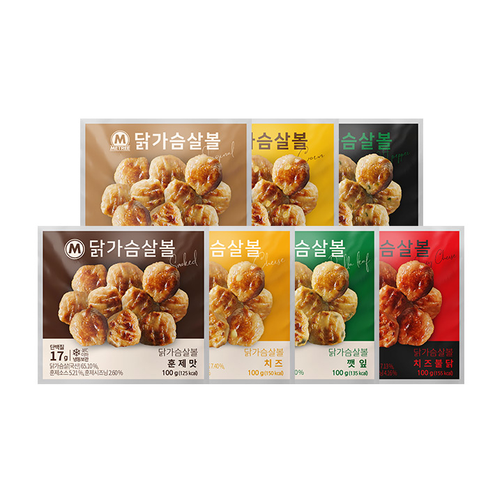 선택고민 해결 마이닭 닭가슴살 볼큐브 7종 혼합 20+1팩 100g, 21팩 추천해요 선택고민 해결 마이닭 닭가슴살 볼큐브 7종 혼합 20+1팩 100g, 21팩 추천해요