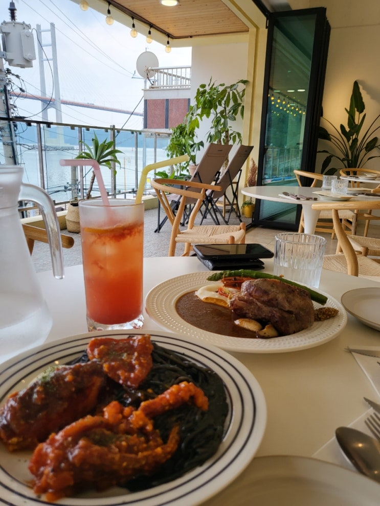  [귀산맛집] 헤이다이닝 귀산점 :  분위기 좋은 오션뷰  맛도 엄지척  