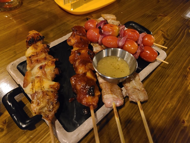  분당 정자역 맛집 오 닭꼬치 내돈내산 후기